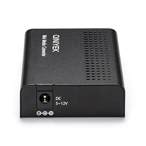 Image of 10 Gigabit Ethernet SFP+ Media Converter - 2 Open SFP+ Slots, Supports 10GB Fiber & Copper, DC 512V, Power Adapter Included
