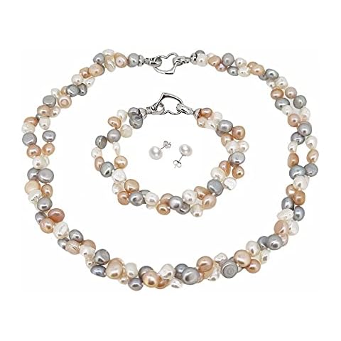 Treasure Bay Elegant Freshwater Pearl Jewellery Set Cover