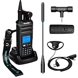 VHF/UHF (144-146MHz/430-440MHz), antenne principale (50MHz/144MHz/430MHz), antenne T-Shape (0.153MHz-18MHz)