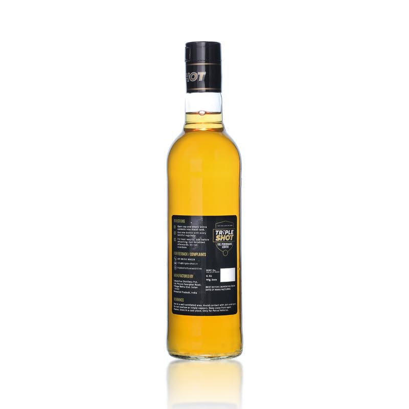 Image of Tripleshot Fuel Performance Additive for Diesel Cars & SUVs, 375ml | Cetane Booster, Fuel Injector & Fuel System Cleaner | Improves Mileage, Engine Power, Acceleration & Engine Protection
