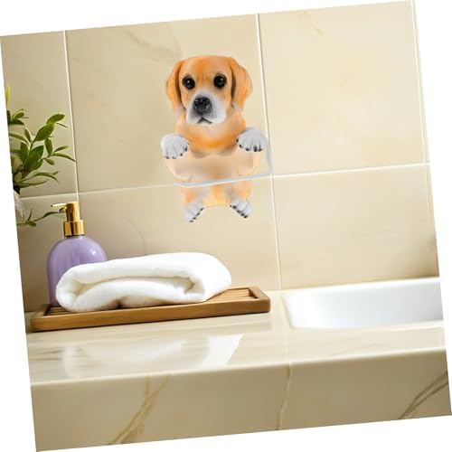 NUOBESTY Köpek kağıt havlu askısı, kaymaz, sağlam taban, dekoratif tuvalet kağıdı tutucu, modern ve vintage banyo için, farklı yaşam tarzlarına uygun - Görsel 7