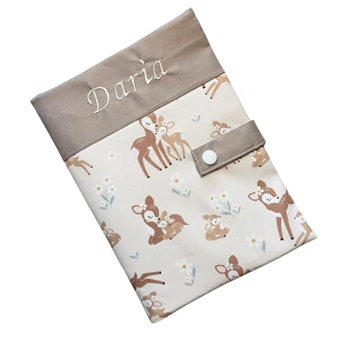 Protège carnet de santé personnalisé renard cadeau de naissance idéal
