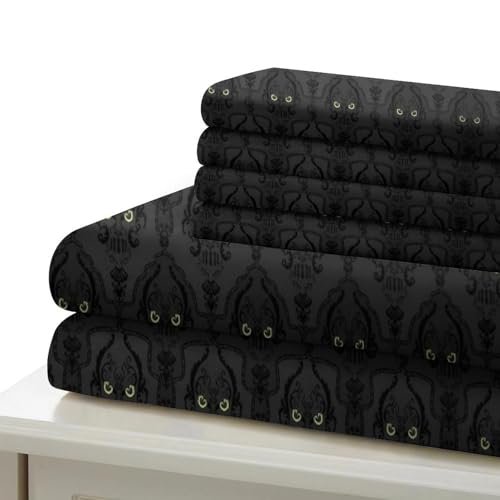 Housse de couette corbeau gothique avec fermeture éclair douce et durable