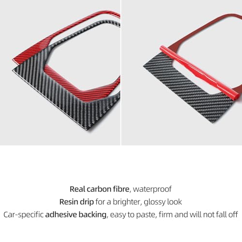 BETTERHUMZ Carbon Fiber Center Console Gear Shift Panel Frame Sticker by BETTERHUMZ - Used condition - Image 5