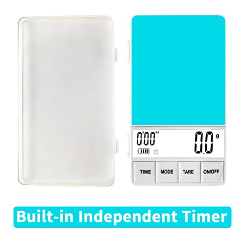 Espresso Scale With Timer, Slim And Thin, 1000G X 0.1G, Small Espresso Coffee Scale, 35 Ounces By 0.01Oz, Coffee Scale Espresso, Large Backlit Display (Batteries Included) #TOP2