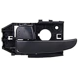 OCPTY Door Handle Interior Driver Left Side Replacement fit 2001-2006 for Hyundai Elantra Inside Door Handle Black