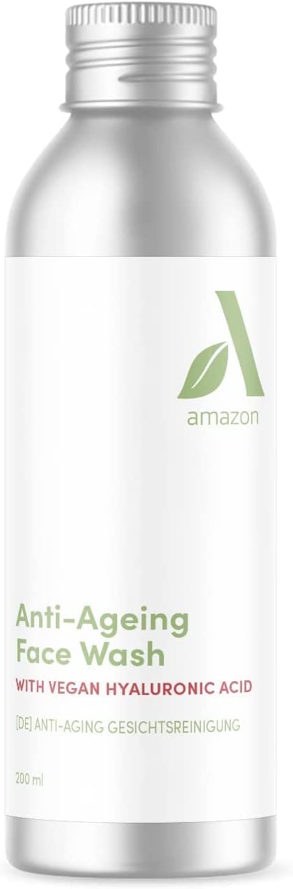 Amazon Aware Anti-Ageing Face wash refill with Hyaluronic Acid and Organic Aloe Vera, 200ml