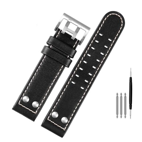 Bracelet de montre de style militaire 22mm compatible Hamilton Jazz Field
