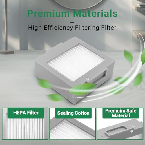 Image of Roomba 705 /504 Replacement HEPA Filter Compatible With iRobot Roomba Max 705 Vac Plus 504 Vac Robot Vacuum Cleaner Accessories Part Kit 10-Pack