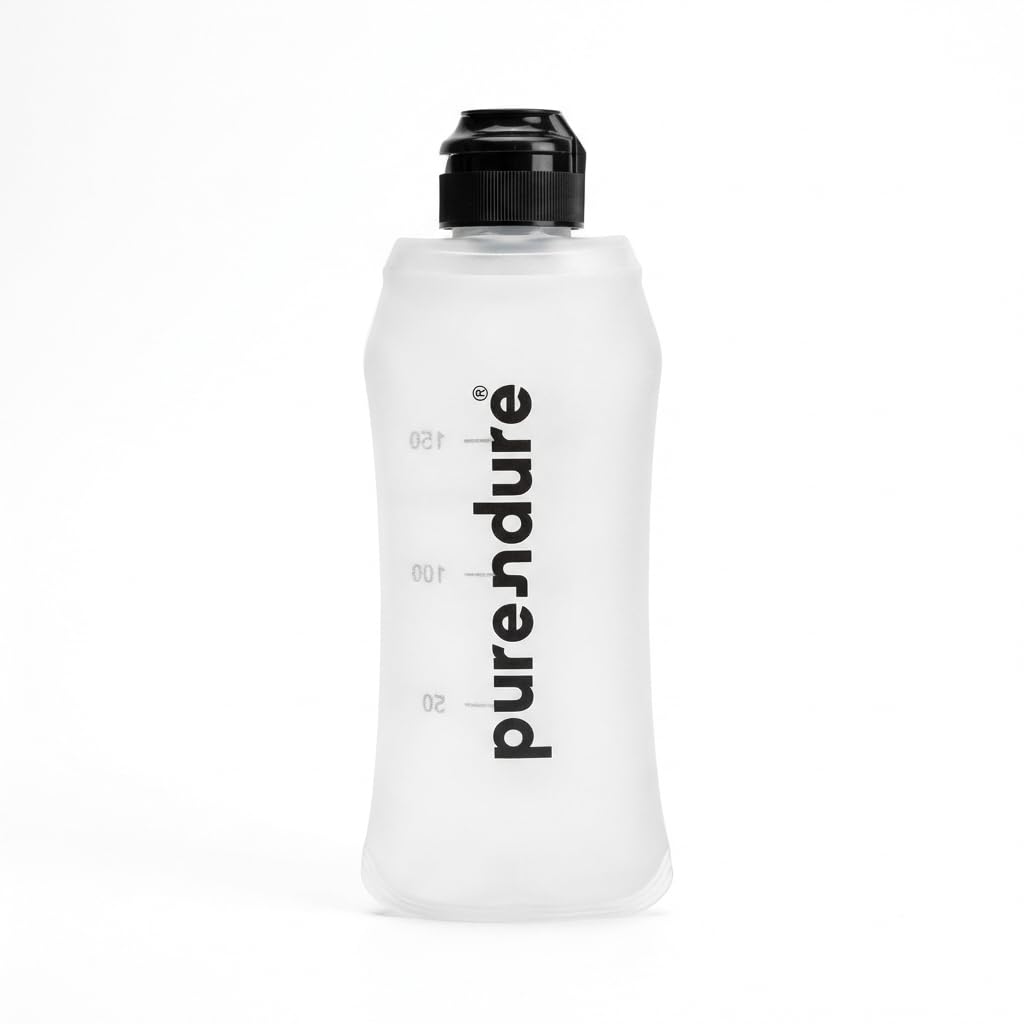 Purendure Energy Gel Flask, 200ml Capacity, BPA-Free, Holds 4 Energy Pouches