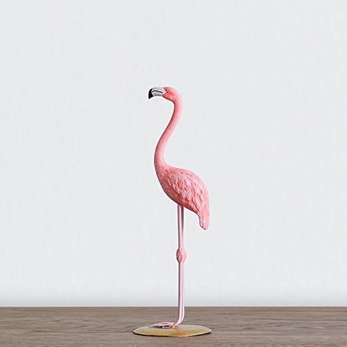 Miz 1 Piece Pink Flamingo Home Decoration Ornament Art Decor Figure (A)