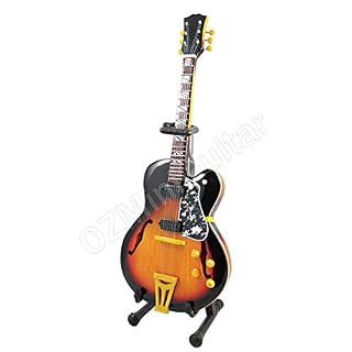 OZMiniGuitar Guitare électrique Miniature Elvis Presley - Les Beatles, Paul McCartney, John Lennon, RIngo Starr, George Harrison OZMiniGuitar Guitare électrique Miniature Elvis Presley – Image 2