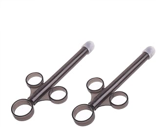 Lube Applicator Lubricant Tube Shooter with Smooth Rounded Cap for Men, Women & Couples, Reusable, Easy Use Clean