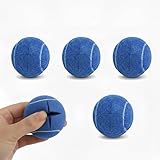 Tennis Balls for Walkers Pre Cut, Walker Skis Glides for Folding Walkers (Blue-4 Pack Tennis Balls)