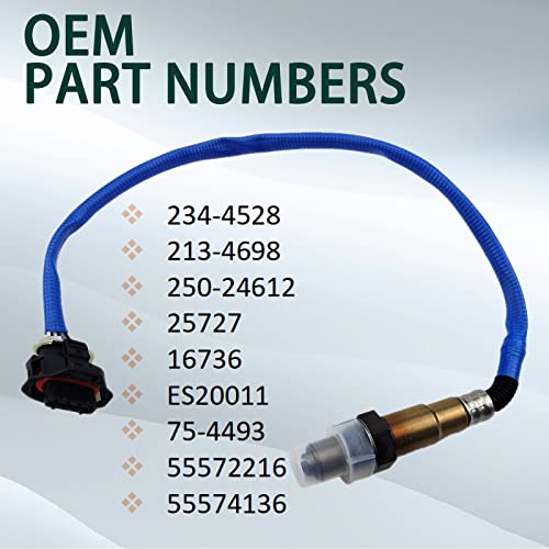 ChawYI 234-4528 Downstream Oxygen O2 Sensor Compatible with Chevy Cruze Limited Sonic Trax, for Pontiac G8 Boxster, Saab 9-3 9-4X 9-5,Saturn Vue(2011-2021) Replace # 55572216 250-24612 213-4698 25727