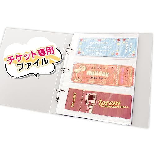 Amazon.co.jp: Goods marche 大容量 チケット 収納 保管 ホルダー