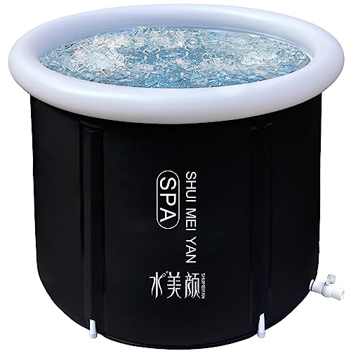 Limited-Time Benefit Products Ice Bath Tub For Cold Plunge Portable Foldable Bathtub For Adult Ideal For Ice Bath Cold Plunge Tub Ice Barrel Adult Size Large Size (8275 Black) #TOP1