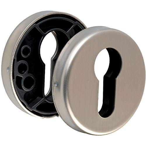 Rosace ronde inox - Clé I - LC - Vendu par 2 - Vachette Cover
