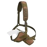 RAM'S LAND Canvas Revolvers Chest Rig Pistol Holster with Strap for Hunting