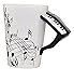 Tasse de café Creative Cadeau Coussin Coupes Musical Notes Design Tasse à café Tasse à thé, Poignée de piano noire créative Personnalisez la tasse à café en céramique, for le bureau des ménages