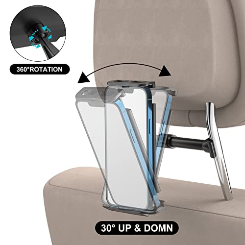 oenbopo Suporte para encosto de cabeça de carro, suporte de apoio de cabeça para celular, tablet, su