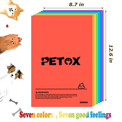 Poop Bags For Dog Waste With 2 Dispenser, Unscented, Thick And Leak-Proof Pets Poop Bags Refills For Puppy Outdoor Walking Or Travel, 9 X 13 Inches (28 Assorted Colors Refill Rolls, 20 Per Roll) #TOP1