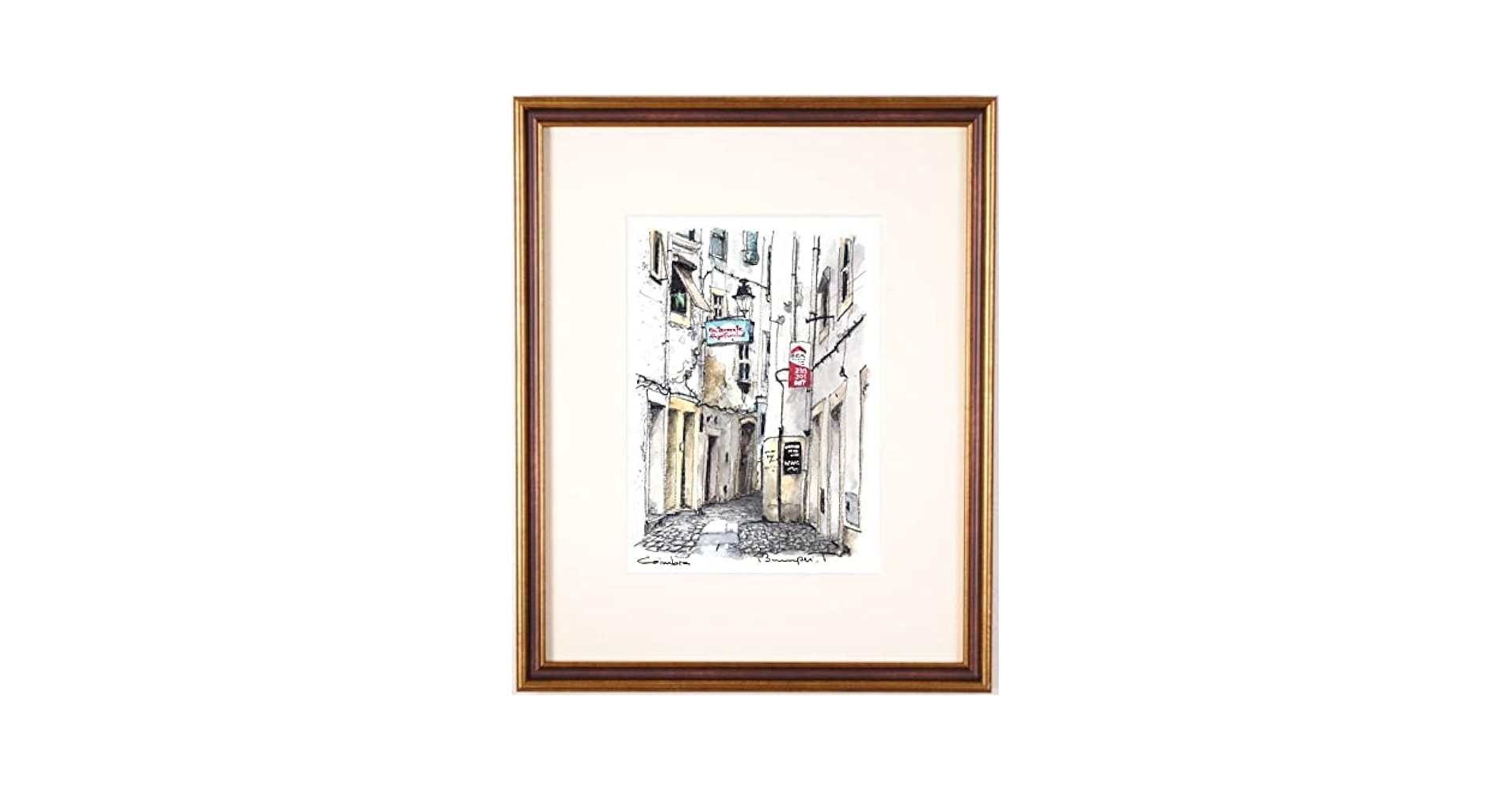 Amazon | 高橋文平 「コインブラ」 ポルトガル 絵画 風景画