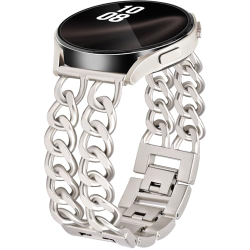 Bracelet en métal doré pour Samsung Galaxy Watch 7, l'accessoire mode quotidien
