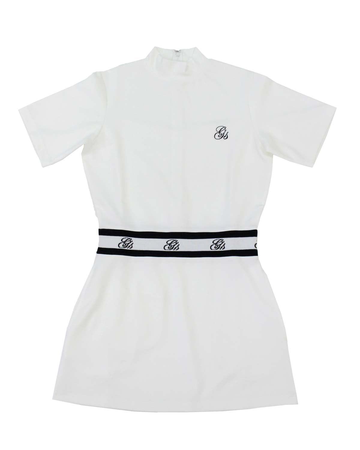 LANVINハイネック 半袖 ゴルフワンピース LANVIN SPORT 公式 ランバン スポール 135周年 半袖ワンピース