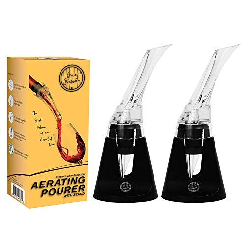 Guay Bebida Wine Aerator Pourer and Decanter Spout – On Bottle Wine Aerating