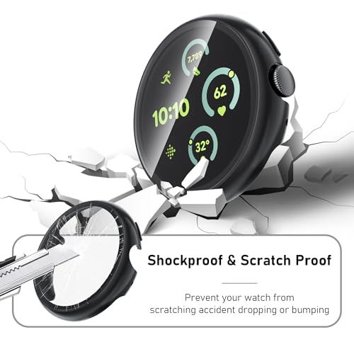 Coque Google Pixel Watch 3 protection écran verre trempé 41mm