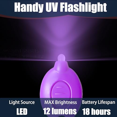 klumuke Canetas de tinta invisível com luz UV, canetas Magic Spy com mini chaveiro UV LED lanternas