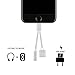 2 in 1 Lightning to 3.5mm Headphone Jack Adapter, iAbler Charger and 3.5mm Earphone Jack Cable Adapter AUX (No Music Control) for iPhone 7 / 7 Plus Converter For iPhone7 7plus