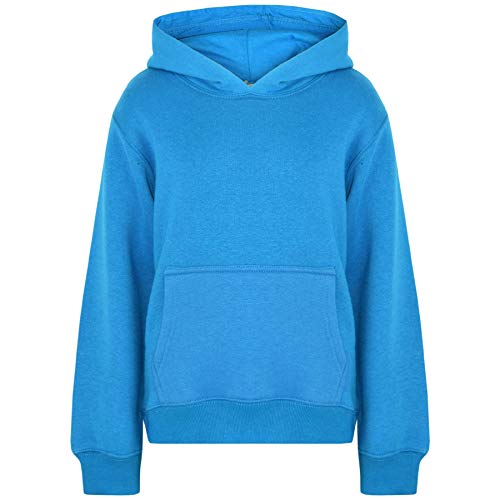 Sweat hoodie bleu pour l'école et les loisirs des enfants 7-8 ans