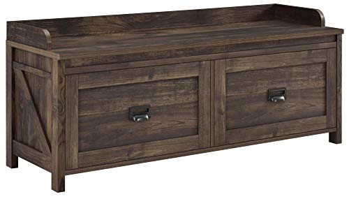 Ameriwood Home Systembuild Storage Bench, Rustic #TOP2