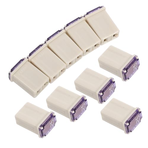 Fusibles miniatura para coche Hemobllo, pack de 10 unidades cuadrados y resistentes al calor.