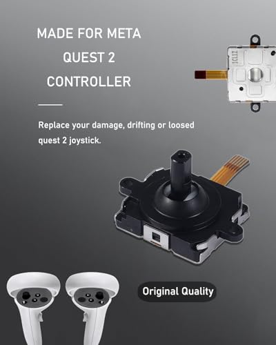 image for Ikpek 4 Pack Joystick Replacement Kit for Oculus Quest 2 Controller, 3