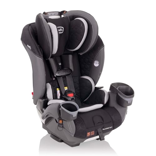 Evenflo EveryFit/All4One 3-in-1 Convertible Car Seat w/Quick Clean Cover (Kingsley Black) - Thumbnail 3