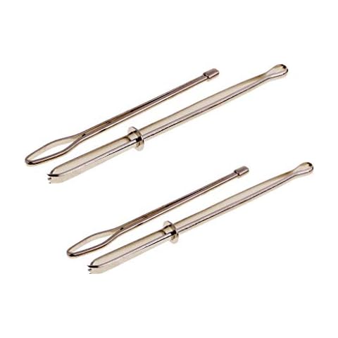 4 Pieces Bodkin Threader Tweezers and Pinch Type Bodkin Needles Set Easy Insert Into Casings Sewing Tools Cover