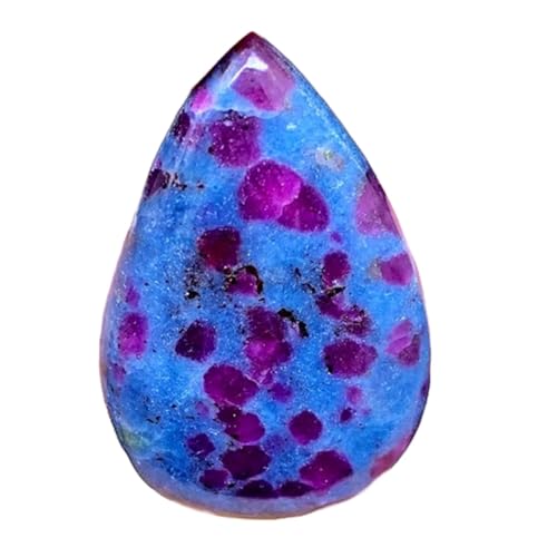 Rubis sur Kyanite naturelle en cabochon poire de prestige pour joaillerie fine DIY