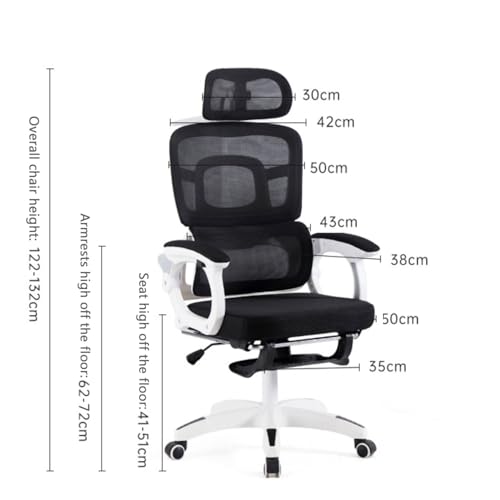 Chaise de bureau ergonomique pour soulager le mal de dos devant l'ordinateur - 3
