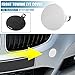 X AUTOHAUX Front Bumper Tow Hook Cover Car Towing Hook Eye Hole Cover Replacement 51117207299 for BMW 3 Series E90 E91 2009-2012 White