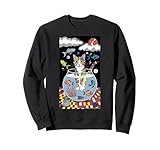 Photo Gallery divertente | gatto in ciotola di pesce | cool retro pop art graphic #2 felpa Photo Gallery divertente | gatto in ciotola di pesce | cool retro pop art graphic #2 felpa