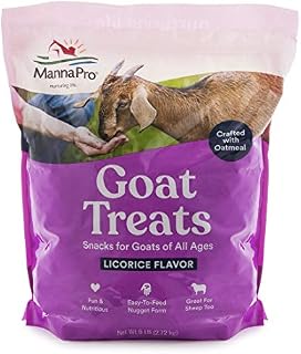 Manna Pro Goat Treats | Made With Oatmeal | 6 Pounds