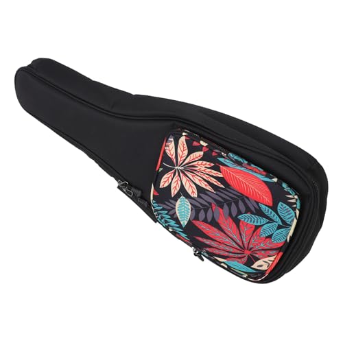 Bolsa de Transporte para Ukulele, Alça Confortável, Bolso Grande, 10mm de Espessura, Esponja de Nylo