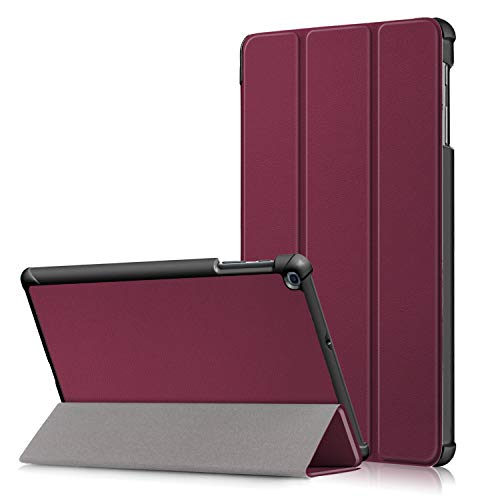 Ostop - Funda protectora para Samsung Galaxy Tab A 10.1 2019 T510/T515 (con función atril, cierre magnético), color rojo Cover
