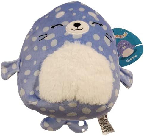 Squishmallows Kellytoy 2022 7 inch Gianna The Seal with Bonus Pen
