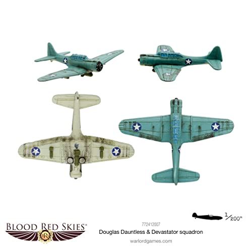 Douglas Dauntless & Devastator Blood Red Skies Warlord 772412007