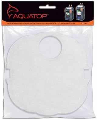 Aquatop White Filter Pads - Replacement Cartridges For Crystal Clear Aquarium Water