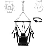 Liebesschaukel Für Sex Decke Erwachsene Brett Sexschaukel Aus Leder Die Tuch Holzbalken Schaukel Bequem Sexschschaukel Luxus Extrem Ständer Delux 200kg Rot,#3